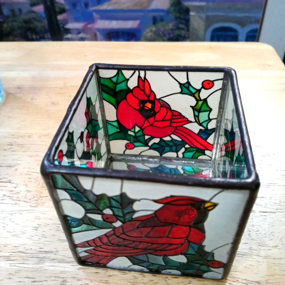 πJOAN BAKER DESIGN. VOTIVE CANDLE HOLDER,3"Γ3" RAREFIND πππ
- Picture 1 of 8